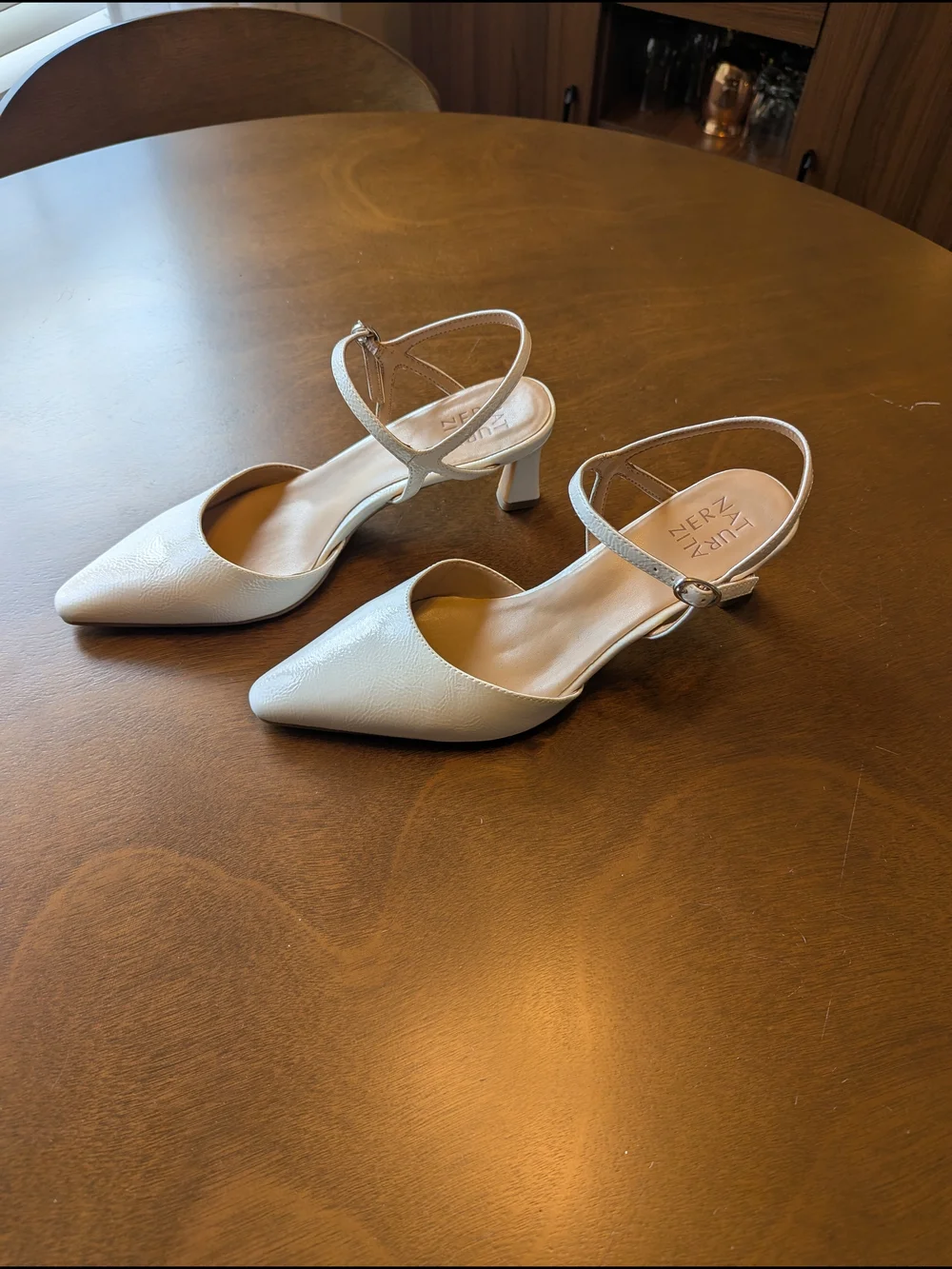 Naturalizer Tara Pump Warm White Glazed